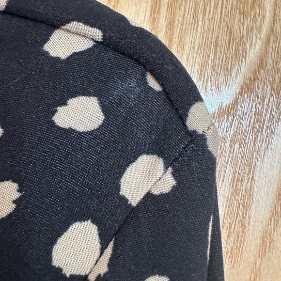 - Black Mini Dress pattern print papaya size 16 new ladies black - Picture 10 of 10